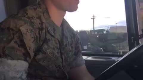 Us Marines get pulled over