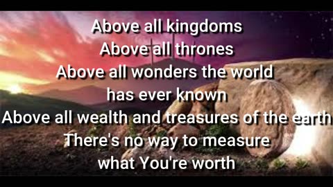 Above All - Michael W Smith (Instrumental Remix Lyric Video)