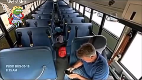 SCHOOL BUS SECURITY CAMERA SHOWS CHILDREN VANISHING FROM INSIDE BUS