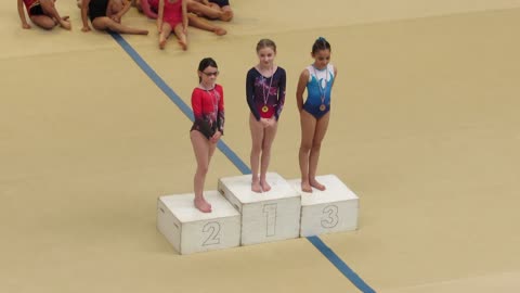 Elise sur le podium