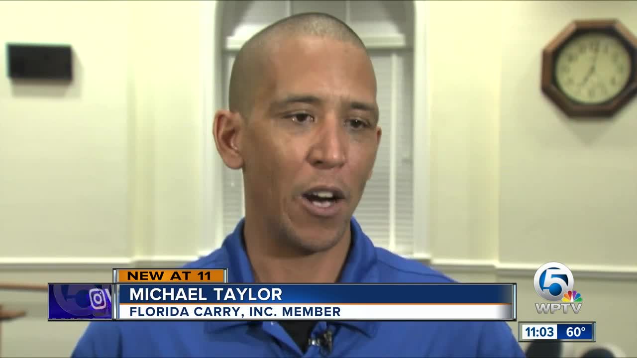 Palm Beach Police Chief defends efforts to change open carry law