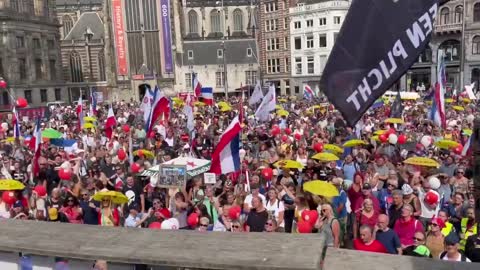 [BELANDA] Amsterdam protes terhadap Agenda 2030 Pemerintahan PM Rutte