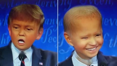 I put a baby filter on the debate and it will make you laugh😂😂
