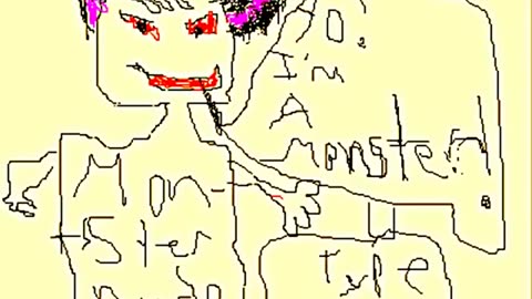BILL PARKER'S BEST PICTURE OF MY BORTHER DRAW ON MS PAINT [ PART 1] Munster, I AM RECORDING IT!