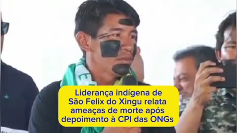 Attention! The indigenous leader who participated in the CPI of NGOs in São Félix do Xingu, Karé Parakanã, is receiving death threats From Funai and WWF.