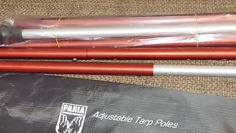 Paria retractable tarp tent poles