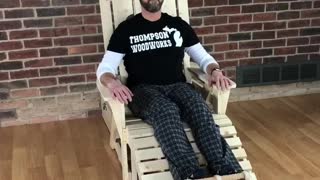 Rube Goldberg Back Scratching Chair