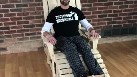 Rube Goldberg Back Scratching Chair