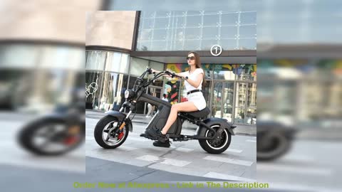 ☘️ Adults Electric Motorcycle Citycoco 1500W Powerful Motor 45KM/H Max Speed 18 Inch Two Wheel Fat