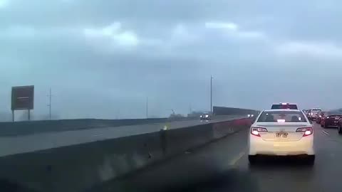 Car crash footage