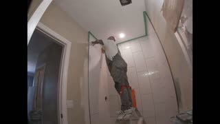 Preparing Tile for Grout and then Grouting Tile