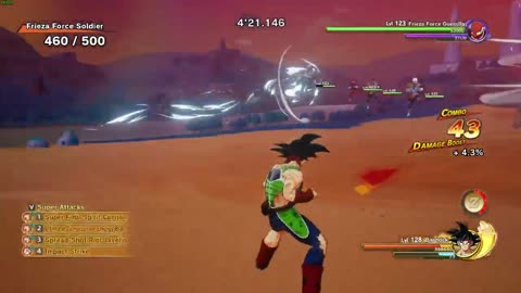 TRAINING WITH BARDOCK LEVEL 120 Frieza Force Soldiers Horde Battle DRAGON BALL Z KAKAROT