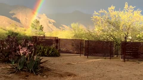 Desert rainbow