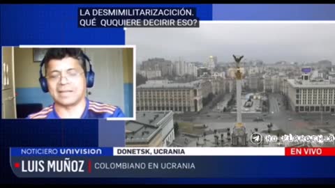 Luis Muñoz. Colombiano en Ucrania. "La desinformación occidental es tan grande..."