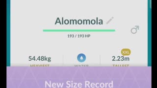 Pokémon GO-Shiny Alomomola