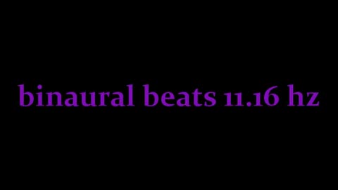 binaural beats 11 16 hz