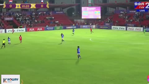 32nd Sea Game in Cambodia: Cambodia vs. Laos Women's Football High Light (2- 0)