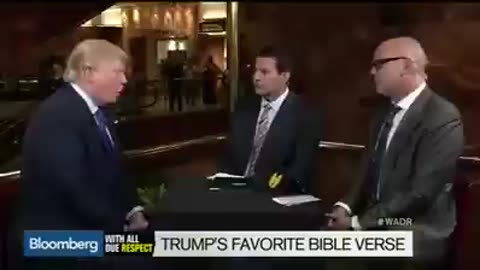 Trump's Interviews on his thoughts about the Bible Vs The Quran