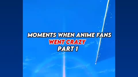 Anime fane moment