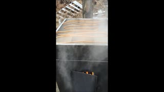 Evaporator in Action (Maple Syrup)