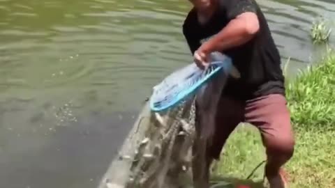 lucky man fishing