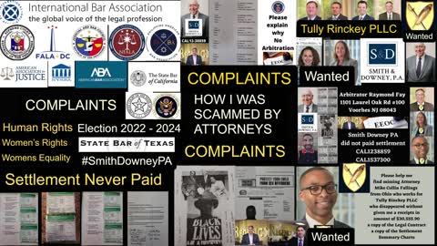 Newsmax / OAN / DCBAR / Tully Rinckey PLLC Clients Complaints / Smith Downey PA Complaints