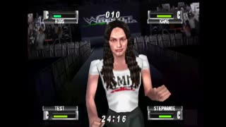 Stephanie McMahon Ring Run - WWF No Mercy - Game Play Only