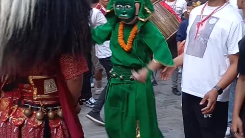 Mi Pwa Lakhe Dance, Patan, 2080, Part II