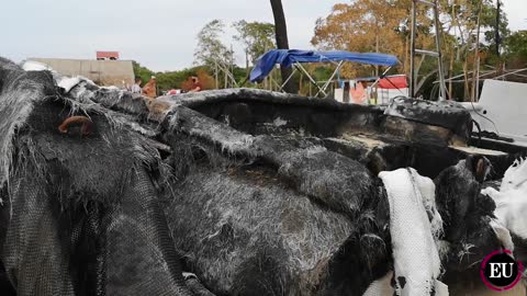 Nativos de Playa Blanca piden ayudas para reconstruir cabañas consumidas por incendio
