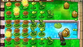 Plants vs Zombies Aventura Piscina Nivel 3 4