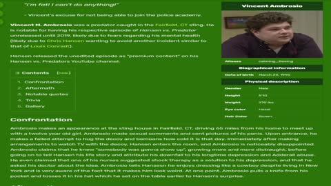 Vincent Ambrosio 2019 Resume (Grooming Skills)