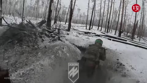 "We have come to kill insects" - battle scene of "Azov" fighters in Lugansk forest
