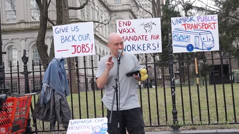 NO MANDATES - NO WEF Great ReSet NYC Protest Part 1