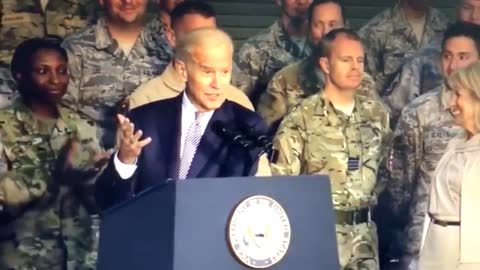 President Biden calling soldiers "Stupid Bastards and Slow" for not clapping