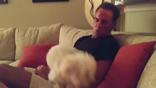 Wife Secretly Videos Husband Jamming to Heart's Barracuda with Dog!
