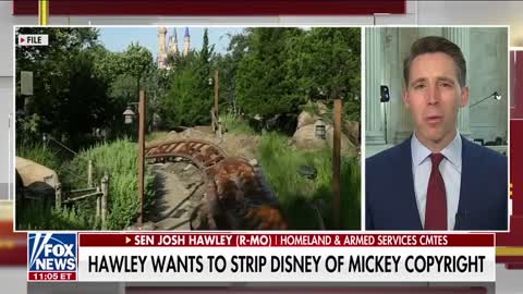Josh Hawley touts bill to stop federal handouts to 'woke' corporations like Disney