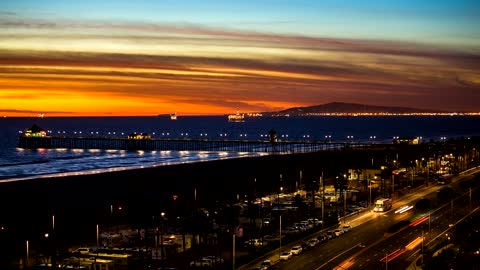 Huntington Beach Time Lapse