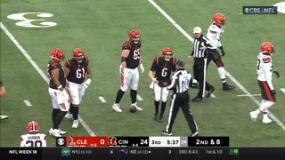 Cleveland Browns vs. Cincinnati Bengals 2023 Week 18 Game Highlights