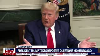"I'm the President" - President Trump Snaps at "Lightweight" Reporter