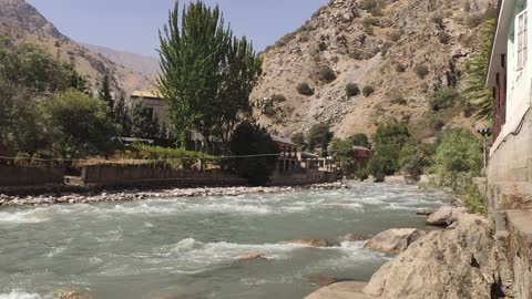 Afghanistan Mountain River