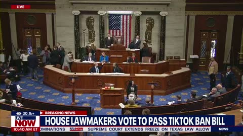 TIK TOK BAN - Live NOW from FOX House passes bill that could lead to US ban