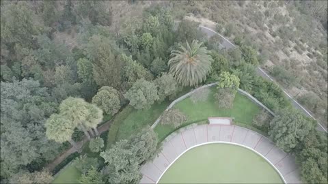 Piscina Antelen swimming pool at San Cristobal Hill in Chile