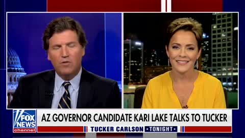 Kari Lake Joins Tucker Carlson to talk about defending the First Amendment (and Arizona!)