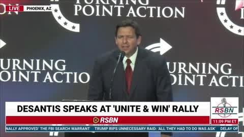 Unite and Win Rally in Arizona: Ron DeSantis speaks in Arizona #TrumpWon (Full Speech)