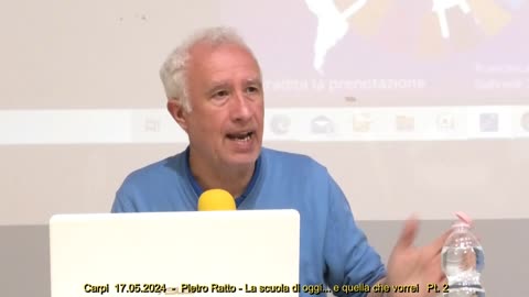 Carpi 17.05.2024 - Pietro Ratto - La scuola di oggi.... e quella che vorrei Pt. 2