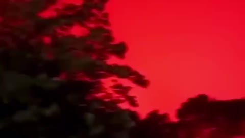 CHINESE CITY SKY TURNS BLOOD RED - SUNDAY MAY 8th, 2022