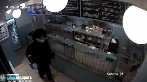 Robber Hits Ice Cream Store Clerk in Face With Rock After String of Robberies