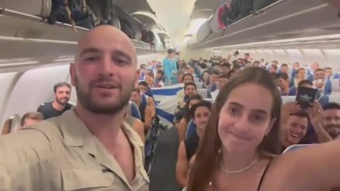Inspiring: Plane of Jewish Youths from Peru Touches Down in Israel with Young Adults Ready to Serve