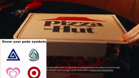 Pedo Symbolism In Pizza Hut Commercial?