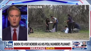 Peter Ducey reports Biden visiting the border as his poll numbers plummet